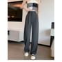 High Waist Plain Wide Leg Dress Pants