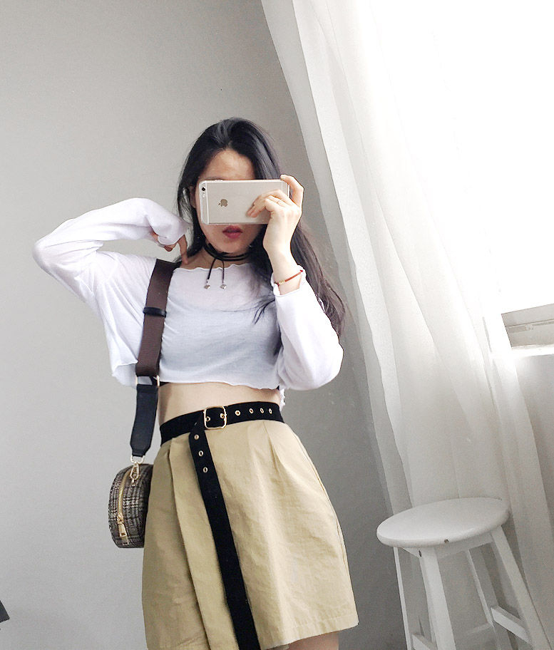 CIMAO Faux Suede Belt | YesStyle