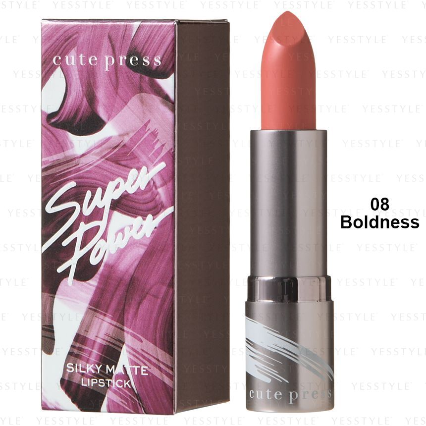 cute press superpower silky matte lipstick