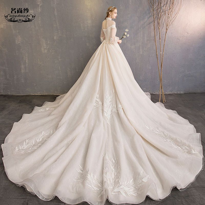 wedding gown balloon style