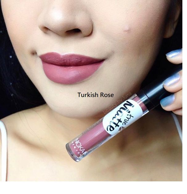 nicka k true matte lip color turkish rose