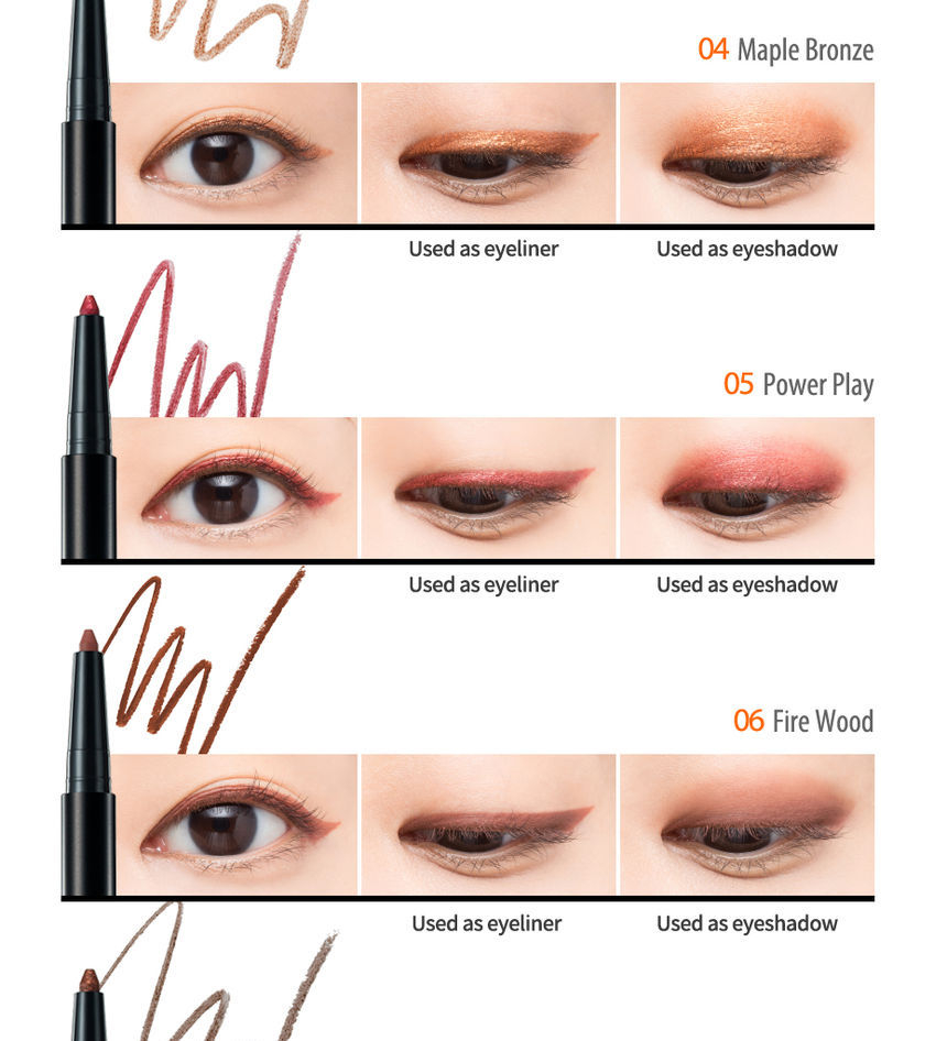 clio pink brown eyeliner