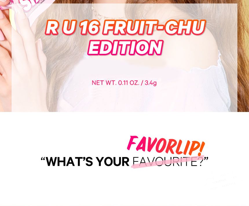 16brand R U 16 Fruit-Chu Edition (4 Colors) | YesStyle