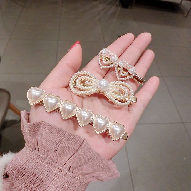 Coolgirl Faux Pearl Hair Clip (Various Designs) | YesStyle