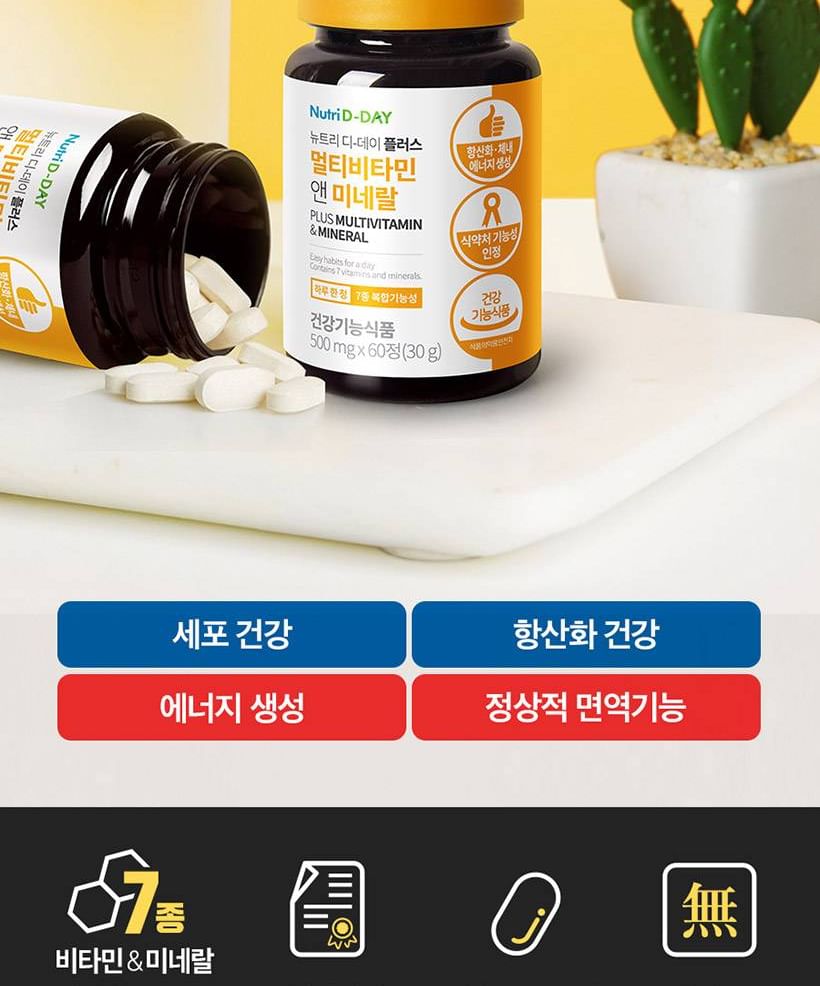 Buy Nutri D-DAY - Plus Multivitamin & Mineral (x100) (Bulk Box) in Bulk ...