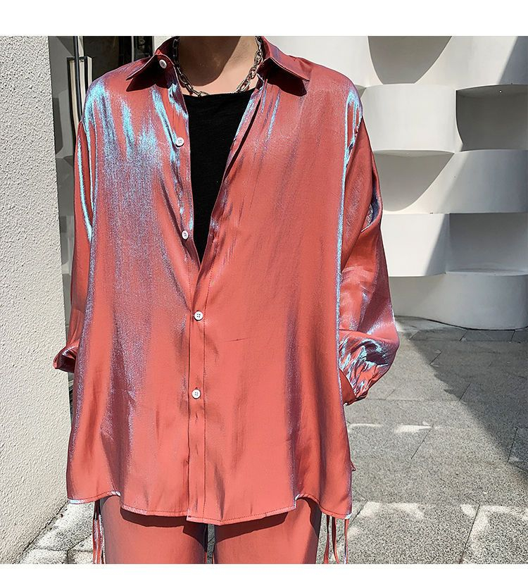 Bjorn - Long-Sleeve Holographic Shirt 