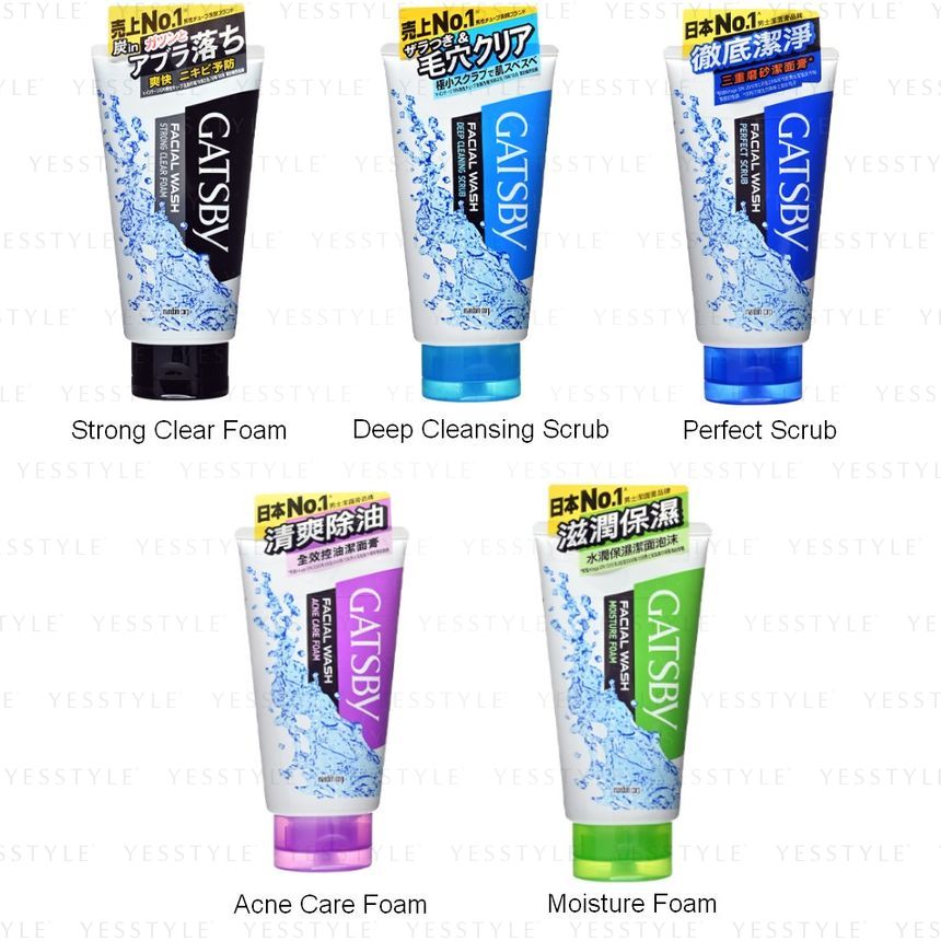 gatsby facial wash strong clear foam