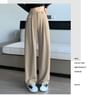 High Waist Plain Wide Leg Dress Pants