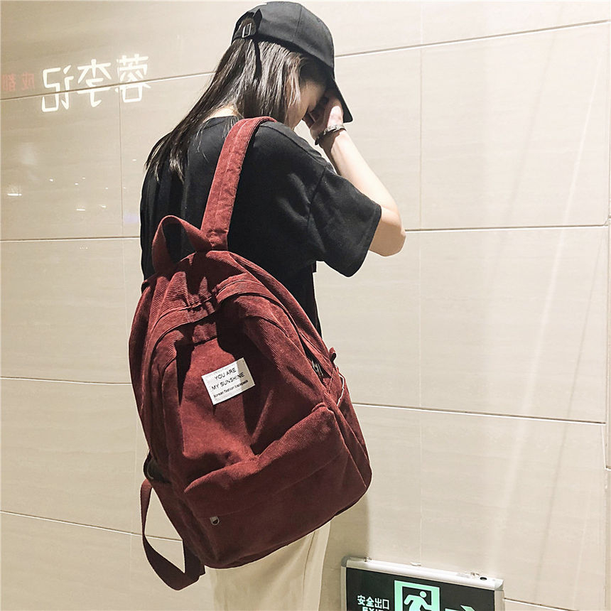 evanki corduroy backpack