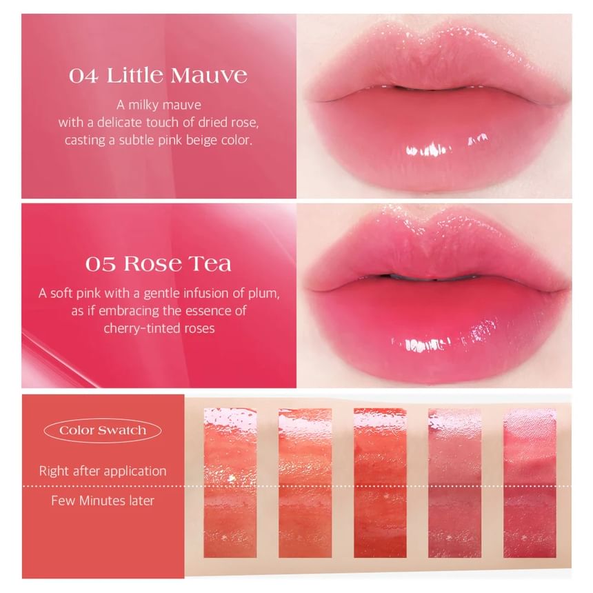 KIMUSE Lip Tint Stain, Tinta acqua 6 Colori | Colore ad alto pigmento