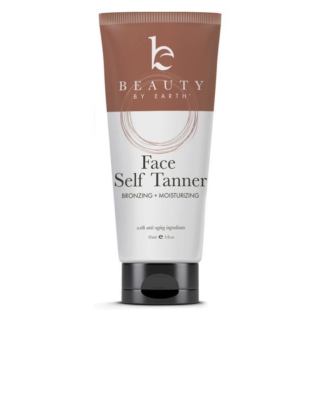 Beauty by Earth Natural Face Self Tanner Sunless Tanning Lotion