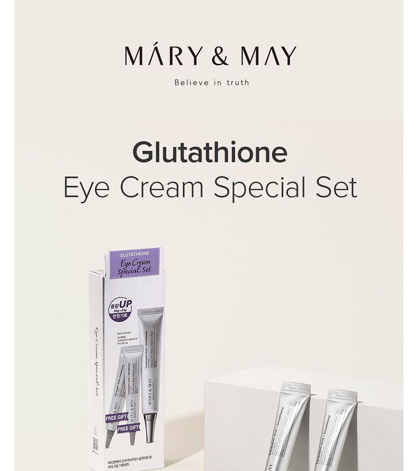 Buy Mary&May - Glutathione Eye Cream Special Set in Bulk