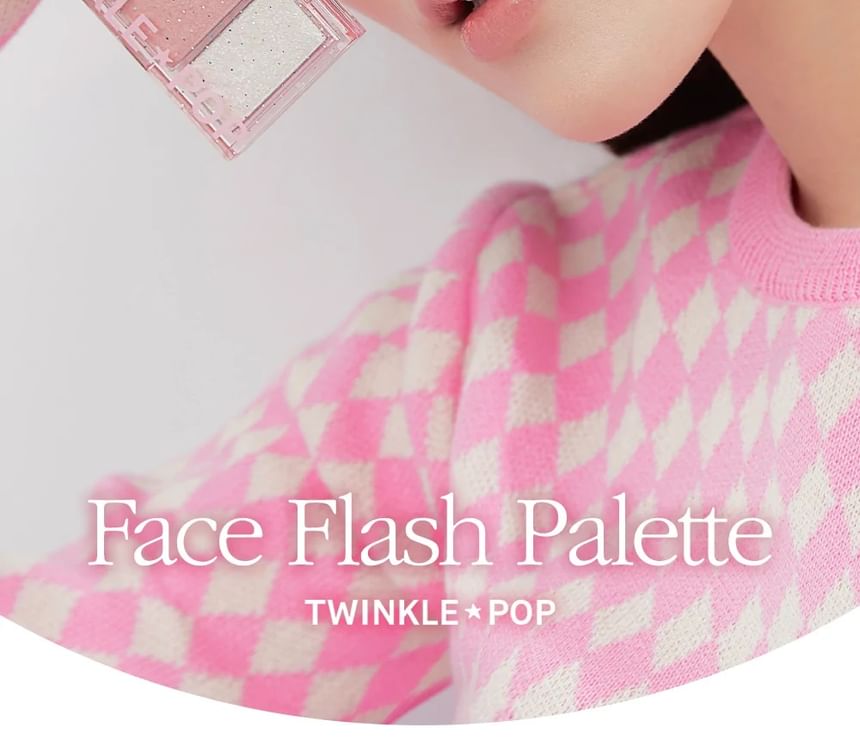NEW! CLIO TWINKLE POP FACE FLASH PALETTE 01 Oh! Coral-Full ~Full Size~