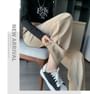 High Waist Plain Wide Leg Dress Pants