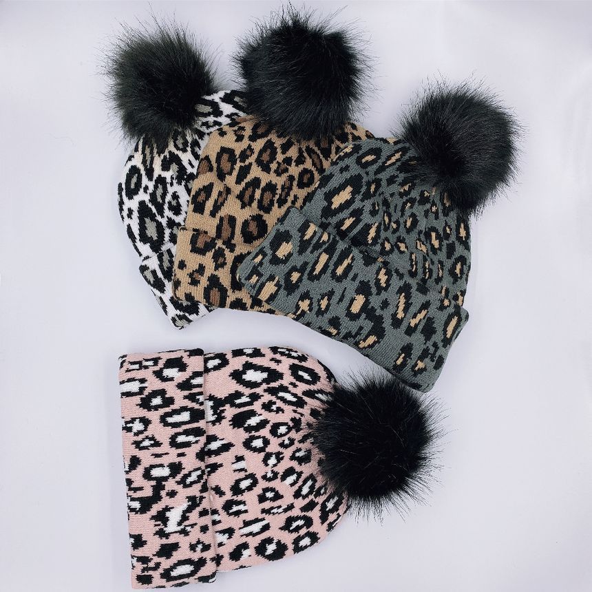 Eva Fashion - Pom Pom Leopard Print 