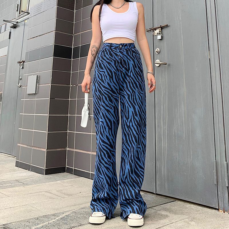 zebra palazzo pants