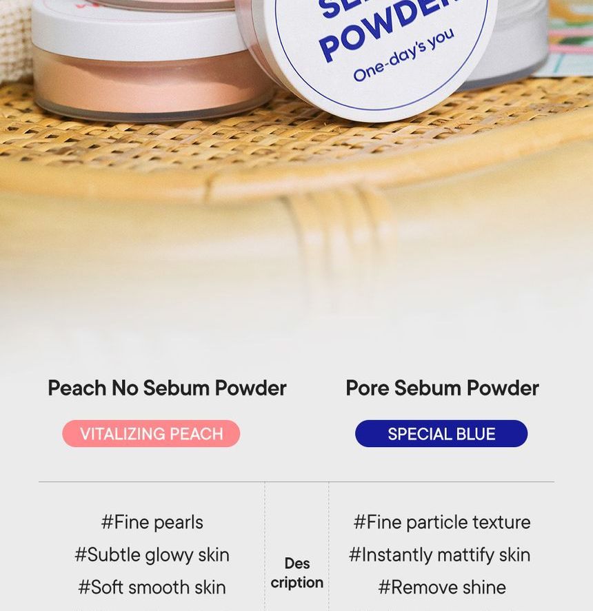 Buy One-day's you - Peach No-Sebum Powder in Bulk