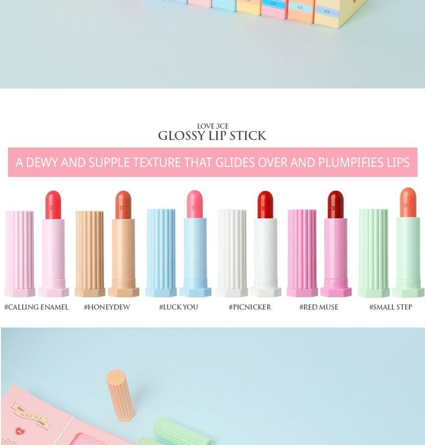 3ce glossy lipstick