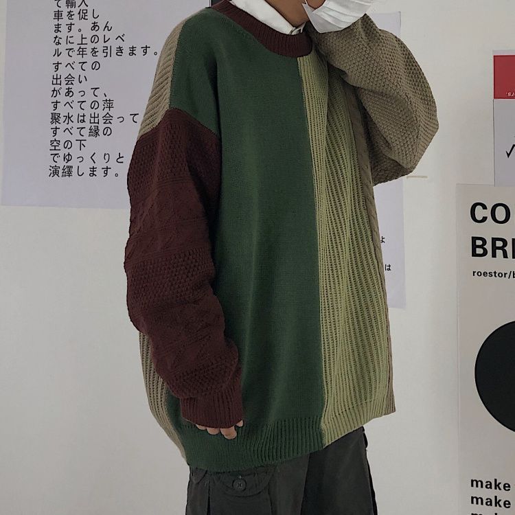 Banash - Color Block Sweater | YesStyle