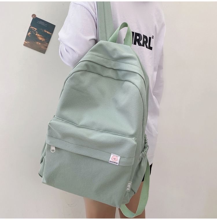 Evanki Plain Backpack | YesStyle