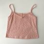 V-Neck Lace Trim Camisole Top
