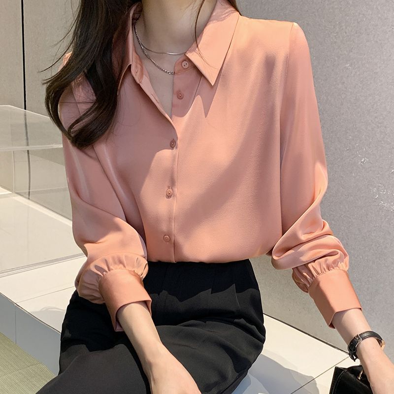 Meowko - Plain Chiffon Blouse | YesStyle