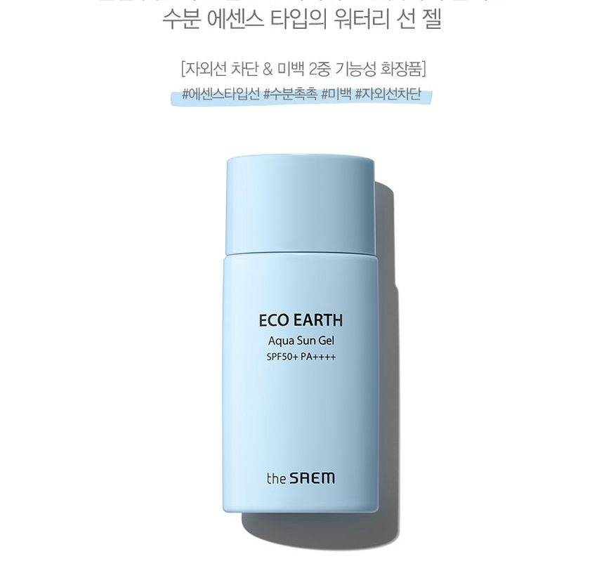 the saem eco earth aqua sun gel ingredients