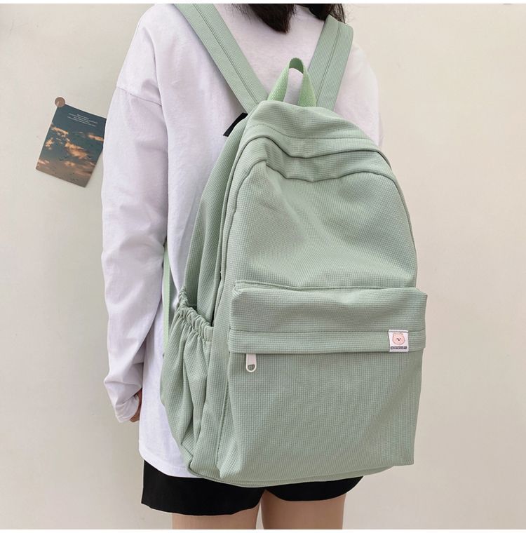 Evanki Plain Backpack | YesStyle