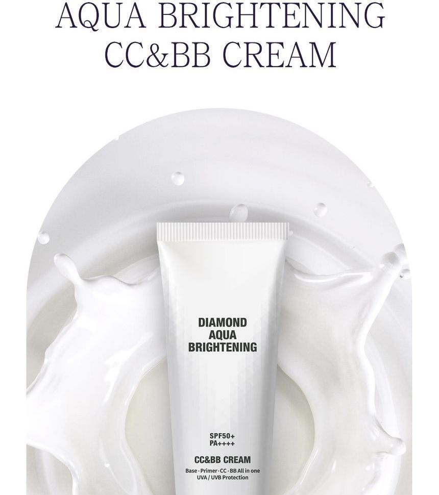 Buy Pretty skin - Diamond Aqua Brightening CC & BB Cream in