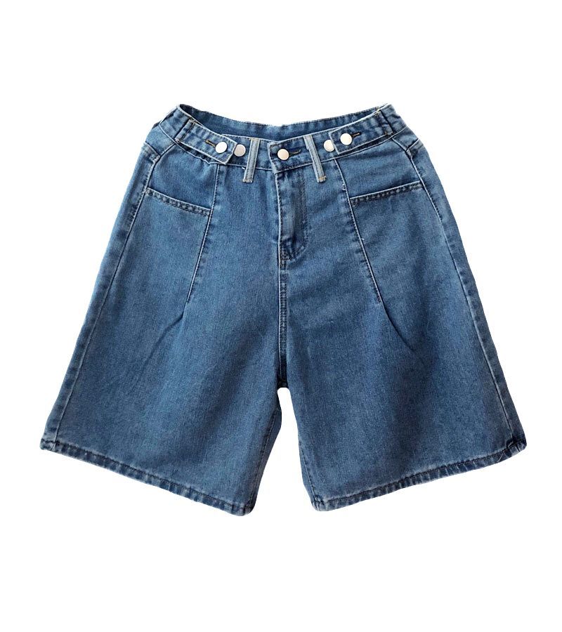 INStudio Wide-Leg Denim Shorts | YesStyle