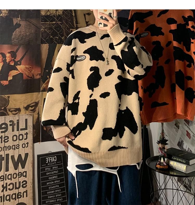cow print sweater