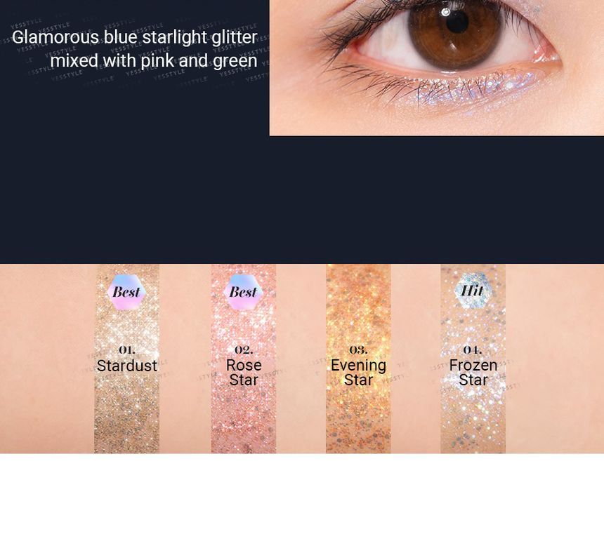 romand The Universe Liquid Glitter Shadow 4 Colors YesStyle