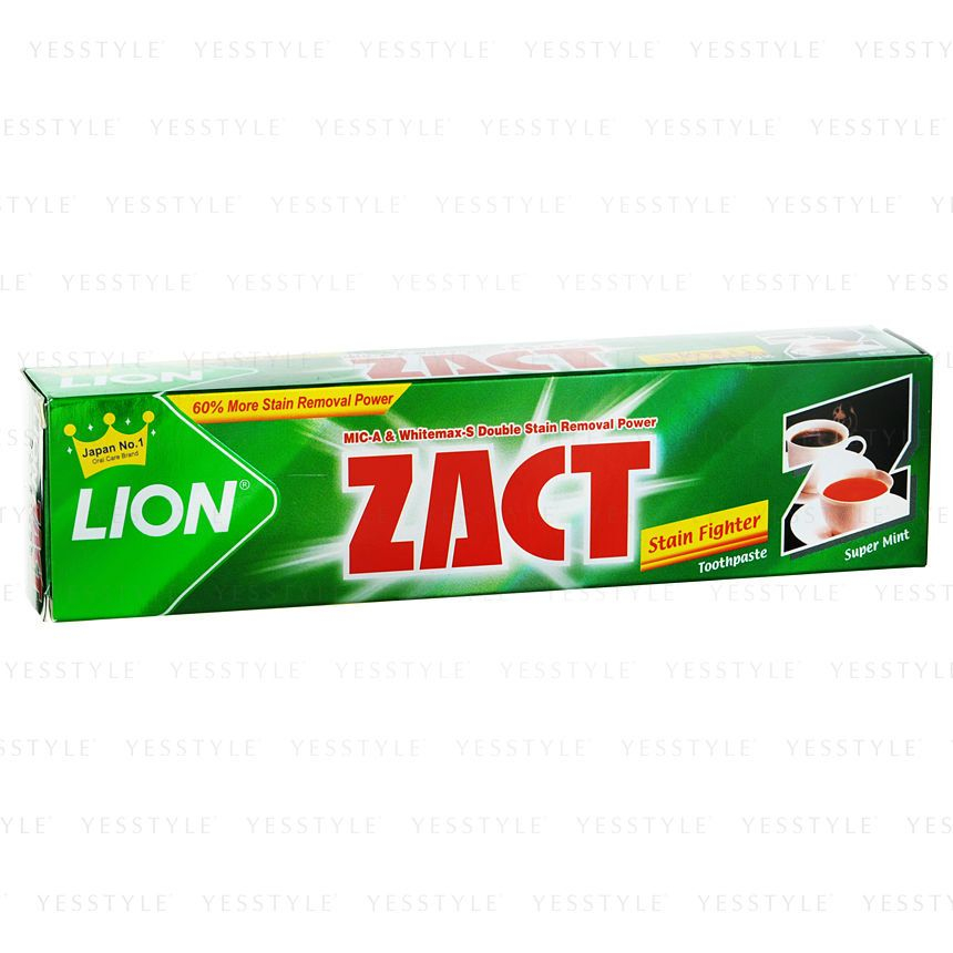 Zact lion best sale stain fighter toothpaste