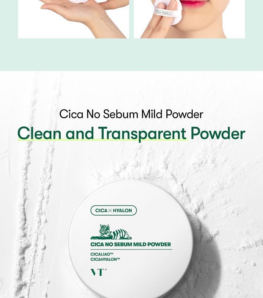 Buy VT - Cica No Sebum Mild Powder in Bulk | AsianBeautyWholesale.com