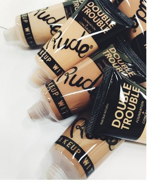 rude cosmetics double trouble foundation