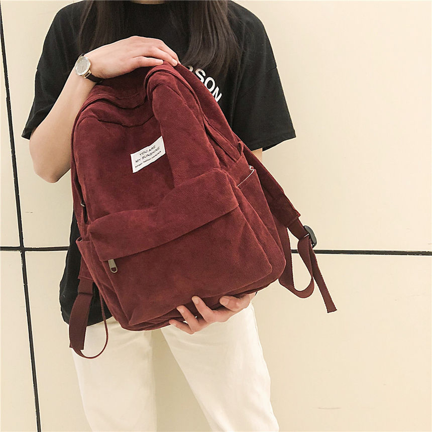 evanki corduroy backpack