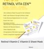 Retinol Vitamin C Vitamin E Sheet Mask