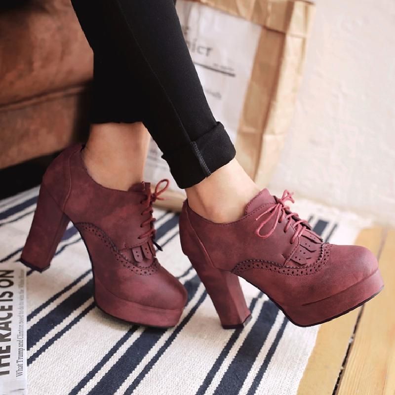 platform oxford heels