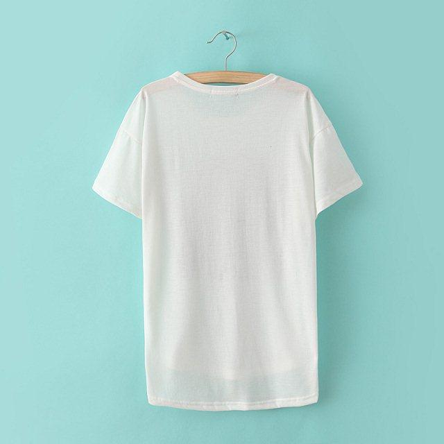 JVL Short-Sleeved Print T-Shirt | YesStyle