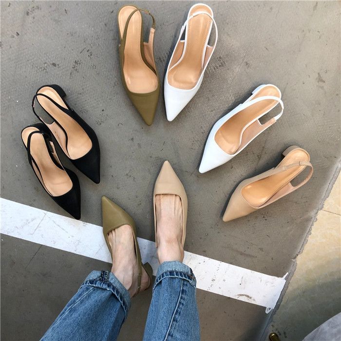 block heel flats