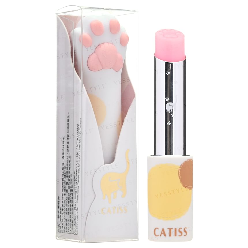Buy CATISS Tortoiseshell Cat Paw Lip Balm Berry Flavor & Natural Pink