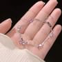 Rhinestone Floral Bracelet