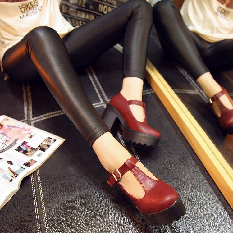 Carnival Beast Block Heel Platform Mary Jane Shoes | YesStyle
