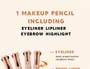 4 in 1 Makeup Pen (Highlighter / Eyeliner / Eyebrow / Lip Liner)