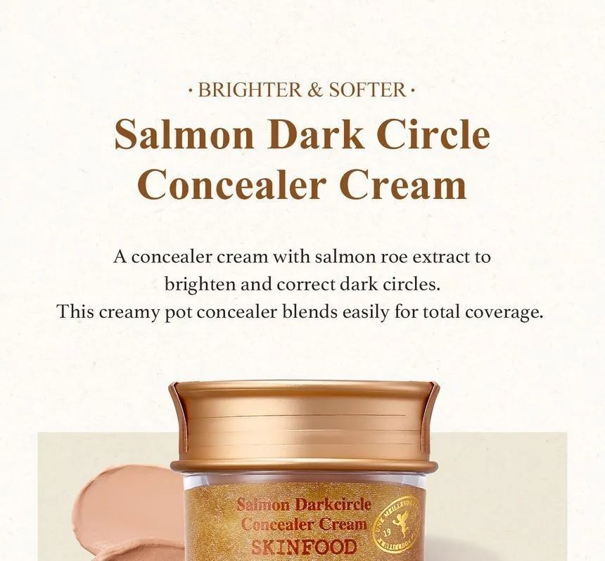 Med vilje side Idol Buy SKINFOOD - Salmon Dark Circle Concealer Cream - 2 Colors (x5) (Bulk  Box) in Bulk | AsianBeautyWholesale.com