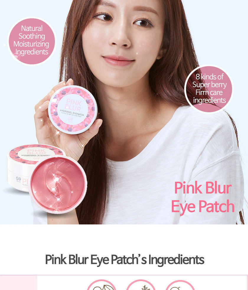 Buy G9SKIN - Pink Blur Hydrogel Eye Patch 120pcs in Bulk |  AsianBeautyWholesale.com