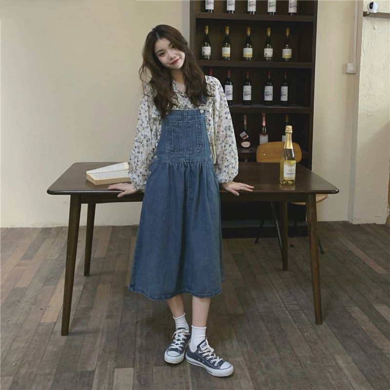 a line overall dress