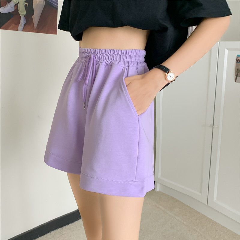 womens drawstring sweat shorts