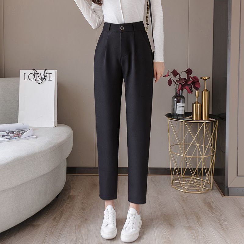 straight leg ankle dress pants