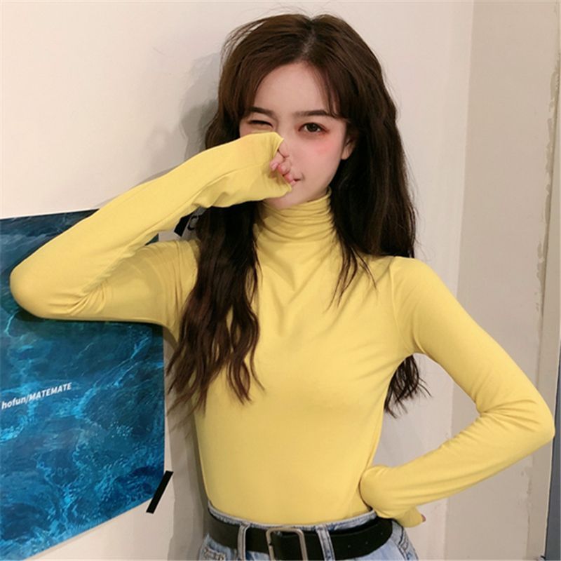 turtleneck blouse long sleeve